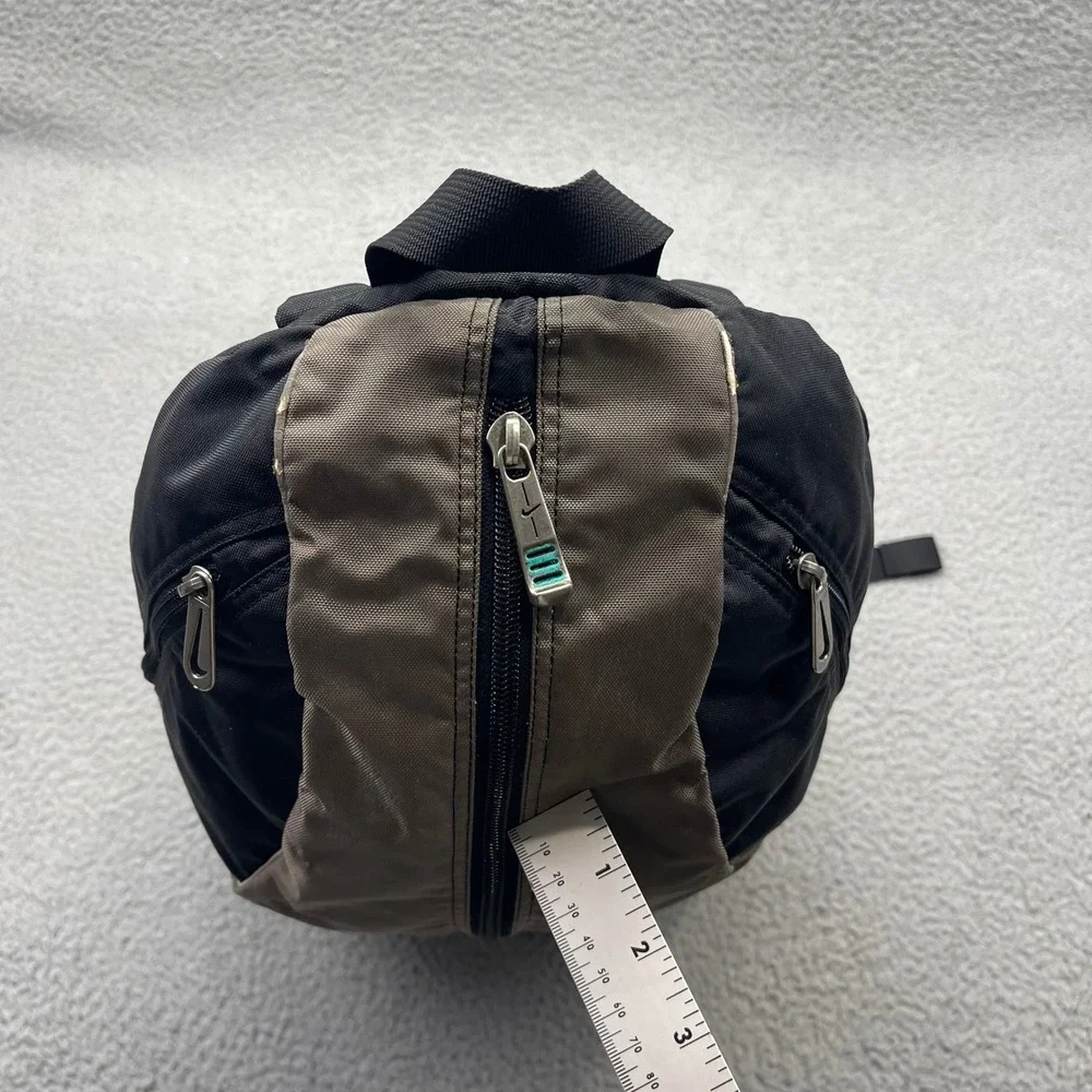 Nike F8 KAN Unisex Medium Olive Black Center Zip Backpack Vintage Y2K Techwear